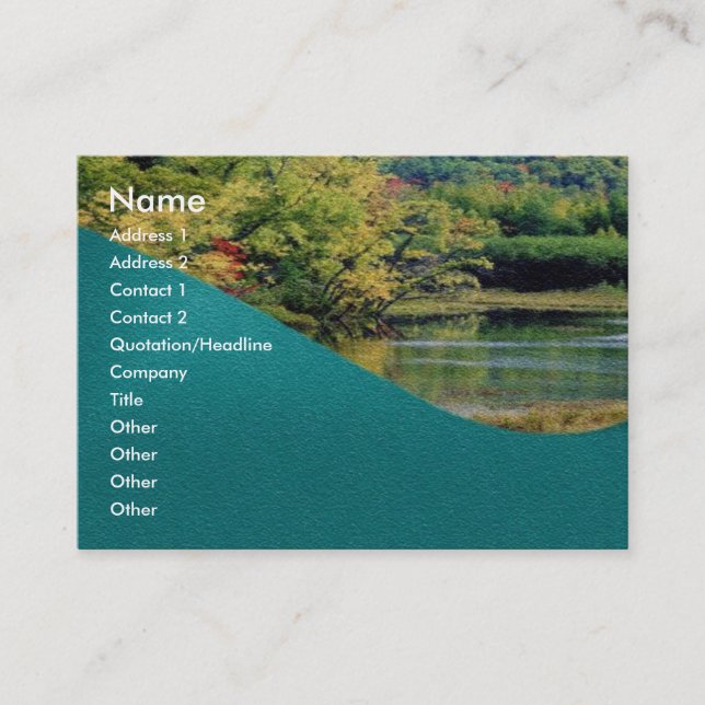 Balansprofilkort Visitkort (Framsida)