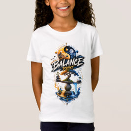 Balanspunkt – Kosmisk Naturlig Geometrisk Konst T Shirt