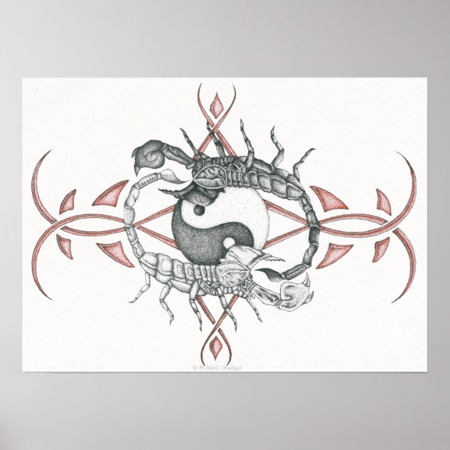 Balansskorpioner Poster (Framsidan)