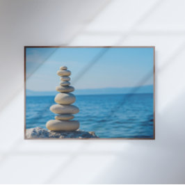 Balansstenar Zen Minimalistisk Väggkonst