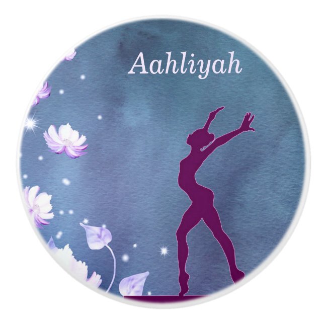 Balansstråle för gymnastika "I Kärlek Gymnastics" Knopp (Framsidan)