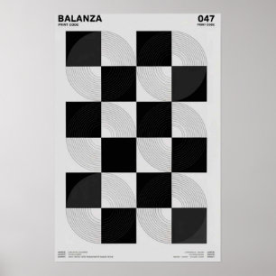 Balanza: Geometrisk serie Poster