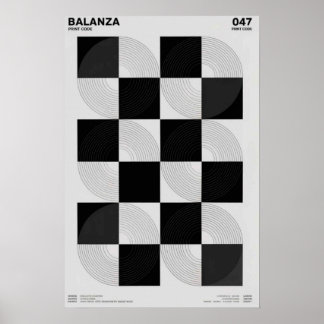 Balanza: Geometrisk serie Poster