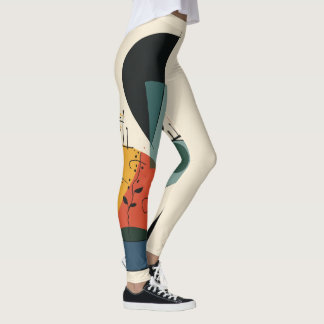balar i stil i Picasso Leggings