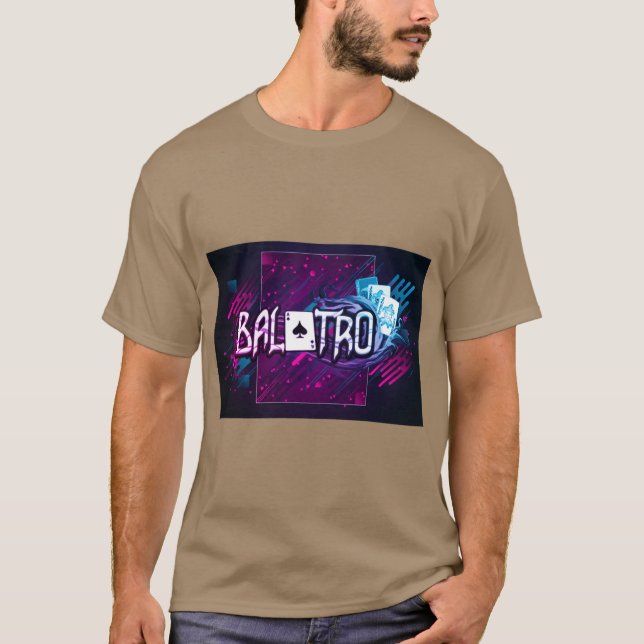 Balatro Modern Design retro T Shirt (Framsida)