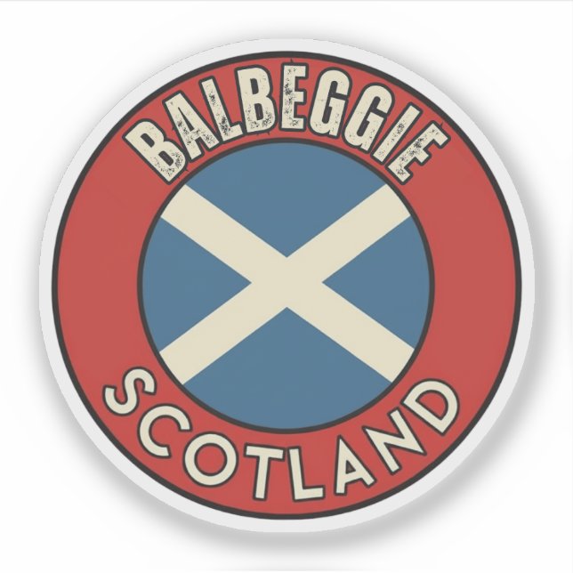 Balbeggie, Skottland Klistermärken (Framsida)
