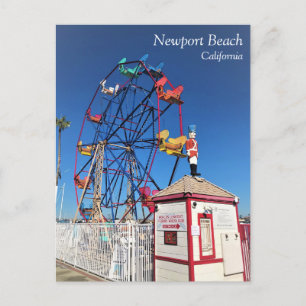 Balboa Fun Zone, Newport Beach, Kalifornien Vykort