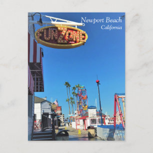 Balboa Fun Zone, Newport Beach, Kalifornien Vykort