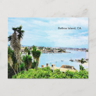 Balboa Island, CA Vykort