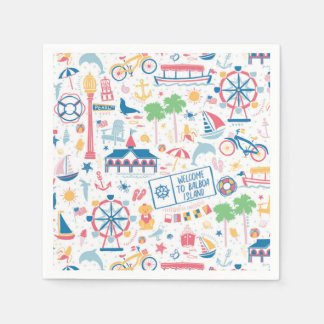 Balboa Island Cocktail Napkins Pappersservett