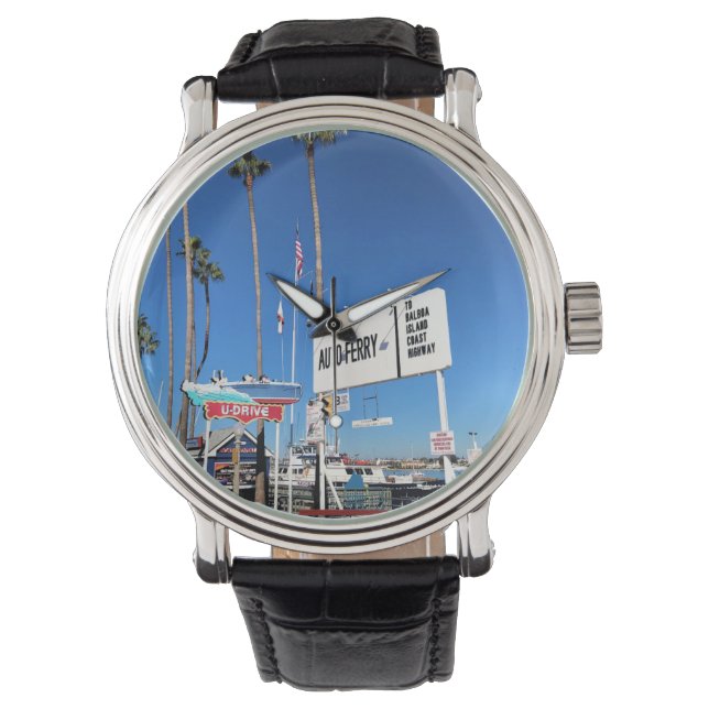 Balboa Island Ferry, Newport Beach, Kalifornien Armbandsur (Framsida)