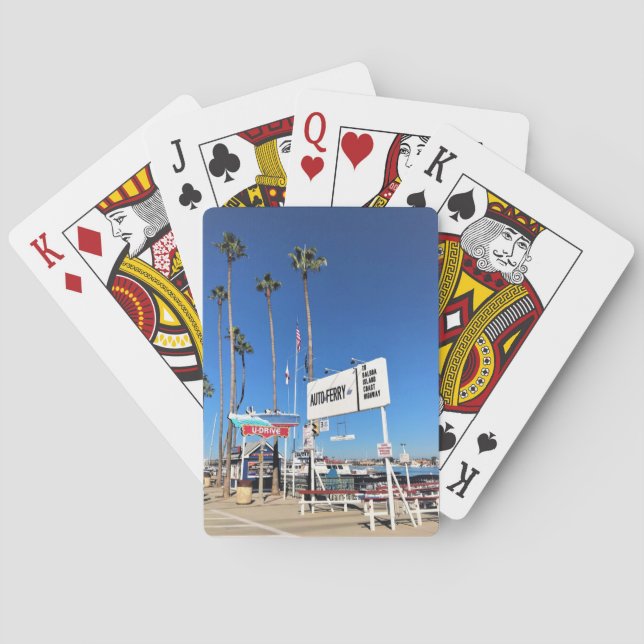 Balboa Island Ferry, Newport Beach, Kalifornien Casinokort (Baksidan)