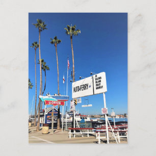 Balboa Island Ferry, Newport Beach, Kalifornien Vykort