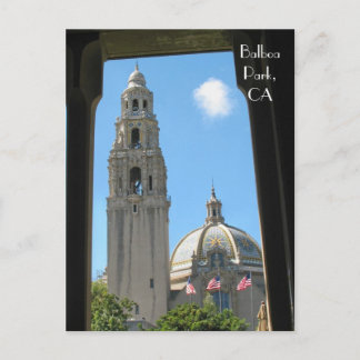 Balboa Park, CA Vykort