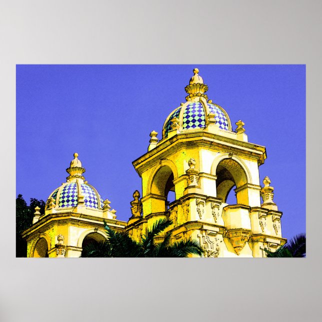 Balboa Park i San Diego Fotography | Poster (Framsidan)