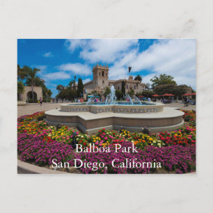Balboa Park, San Diego, Kalifornien Vykort