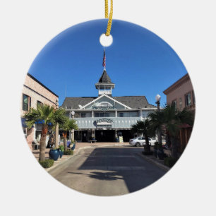 Balboa Pavillion, Newport Beach, Kalifornien Julgransprydnad Keramik