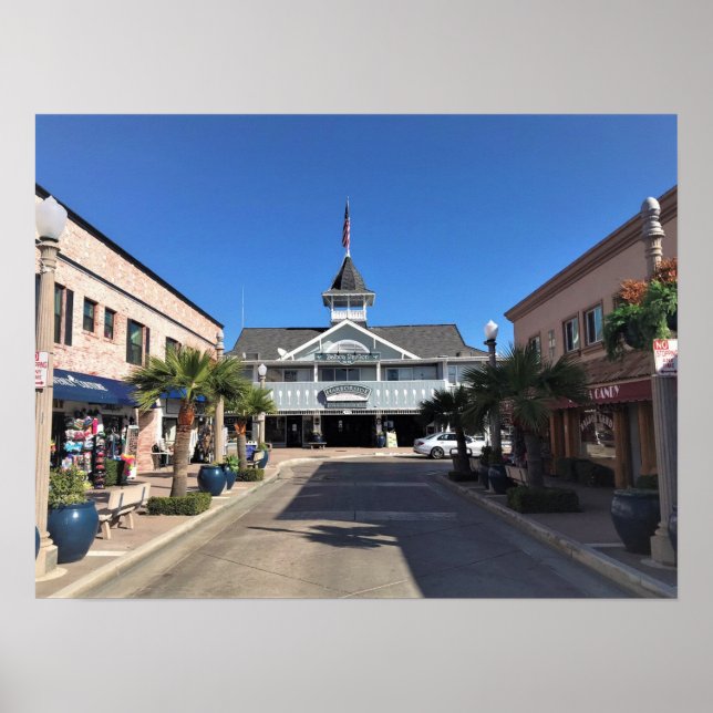 Balboa Pavillion, Newport Beach, Kalifornien Poster (Framsidan)