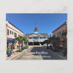Balboa Pavillion, Newport Beach, Kalifornien Vykort