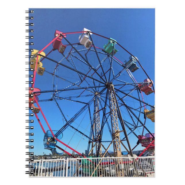 Balboa Roligt Zon, Newport Beach, Kalifornien Anteckningsbok (Framsidan)