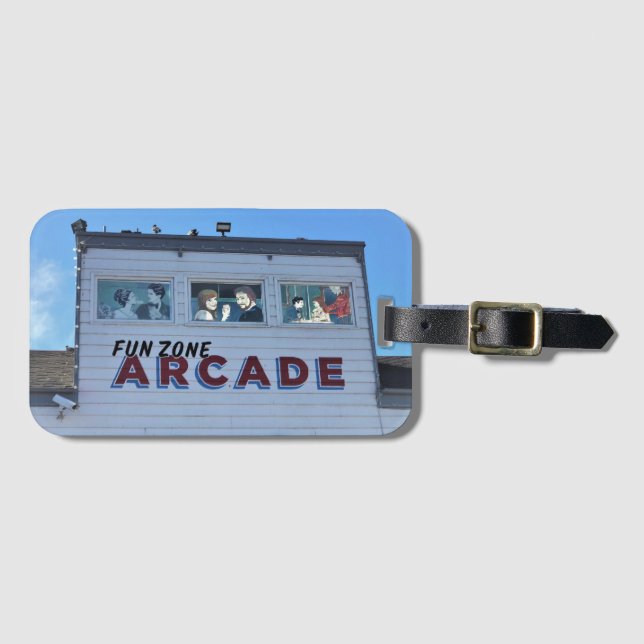 Balboa Roligt Zon, Newport Beach, Kalifornien Bagagebricka (Framsida horisontal)