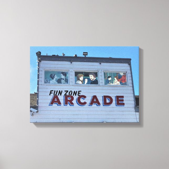 Balboa Roligt Zon, Newport Beach, Kalifornien Canvastryck (Framsida)