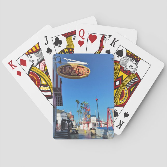 Balboa Roligt Zon, Newport Beach, Kalifornien Casinokort (Baksidan)