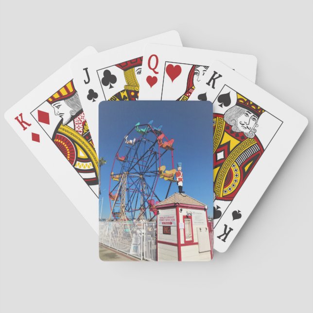 Balboa Roligt Zon, Newport Beach, Kalifornien Casinokort (Baksidan)