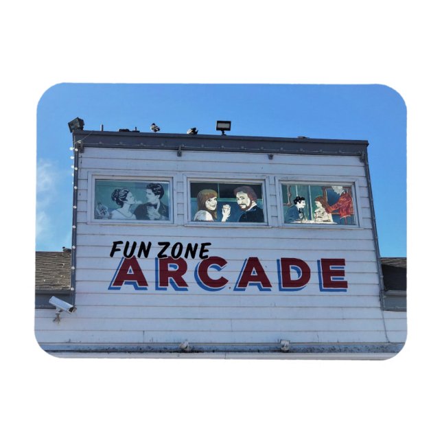 Balboa Roligt Zon, Newport Beach, Kalifornien Magnet (Horisontell)