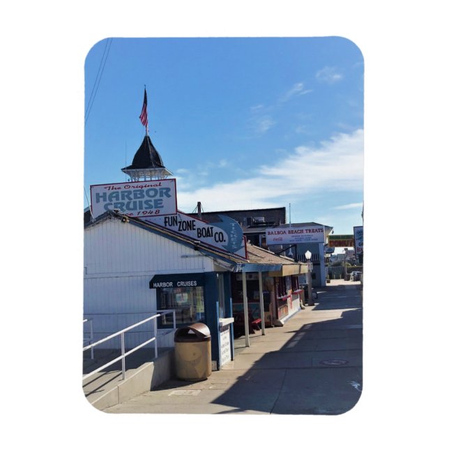 Balboa Roligt Zon, Newport Beach, Kalifornien Magnet (Vertikal)