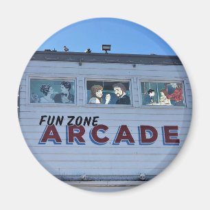 Balboa Roligt Zon, Newport Beach, Kalifornien Magnet