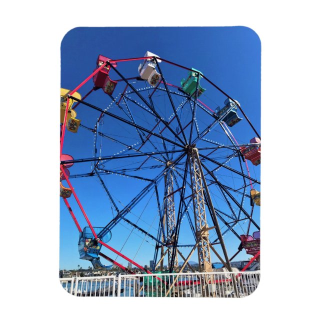 Balboa Roligt Zon, Newport Beach, Kalifornien Magnet (Vertikal)