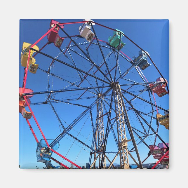 Balboa Roligt Zon, Newport Beach, Kalifornien Magnet (Framsidan)