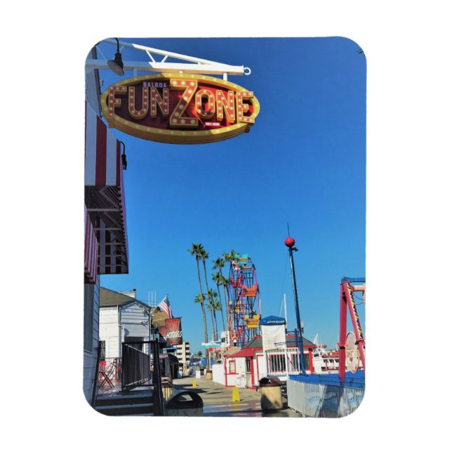 Balboa Roligt Zon, Newport Beach, Kalifornien Magnet (Vertikal)