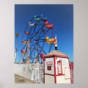 Balboa Roligt Zon, Newport Beach, Kalifornien Poster