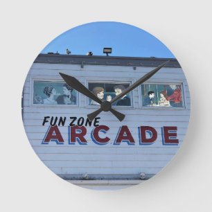 Balboa Roligt Zon, Newport Beach, Kalifornien Rund Klocka