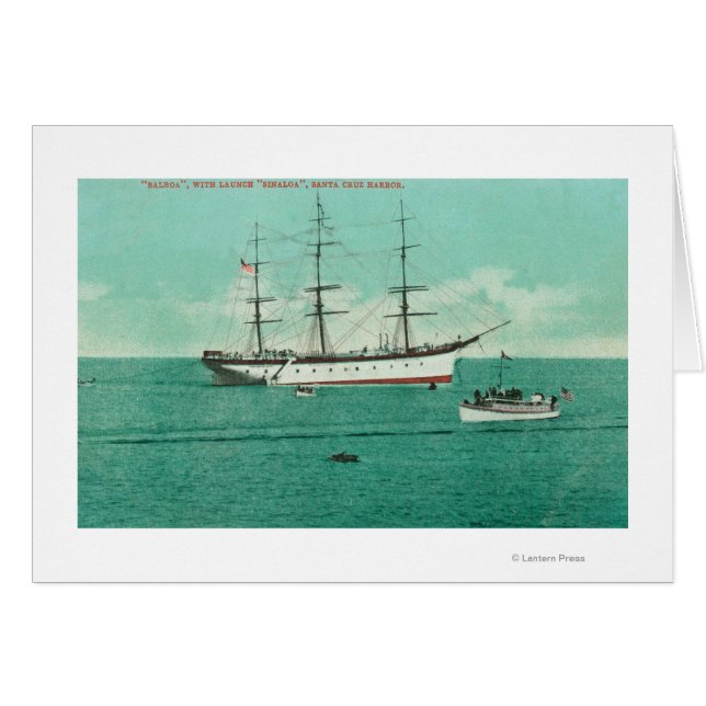 Balboas och Sinaloas inträde Hälsningskort (Framsidan Horizontal)