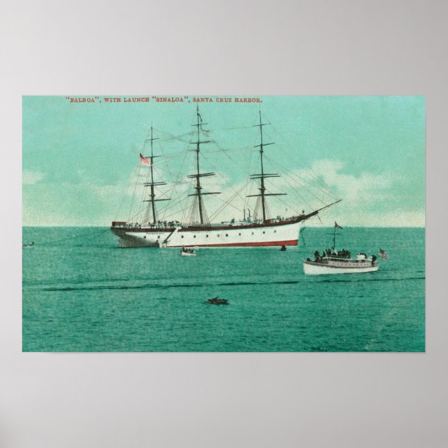 Balboas och Sinaloas inträde Poster (Framsidan)