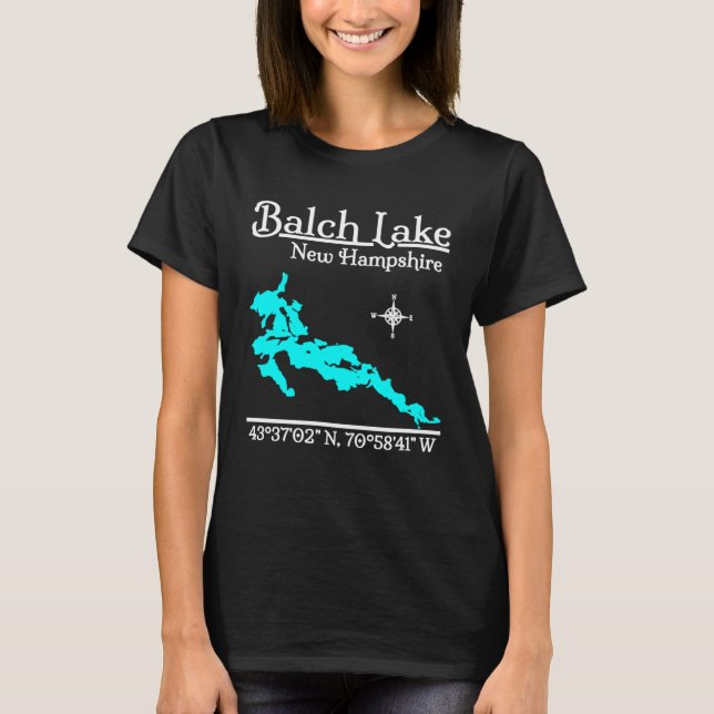 Balch Lake New Hampshire  3 T Shirt (Framsida)