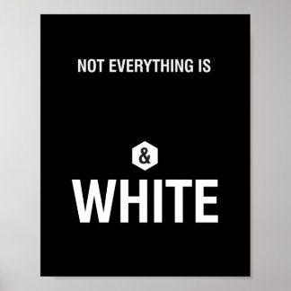 Balck och vit - 8 x 10-tums Art-utskrift Poster