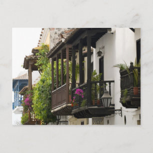 Balconies i Cartagena Vykort