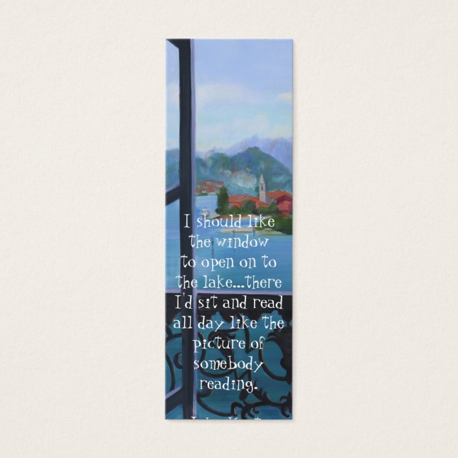 Balcony Bookmark Litet Visitkort (Framsidan)