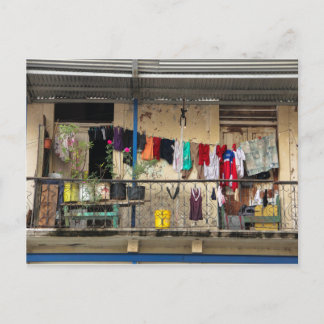 Balcony, Casco Viejo (Gammalt kvartal), Panama Cit Vykort