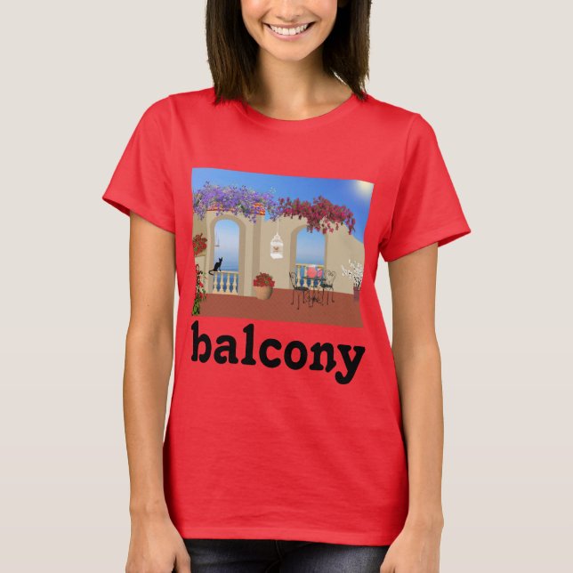 Balcony T-shirt (Framsida)