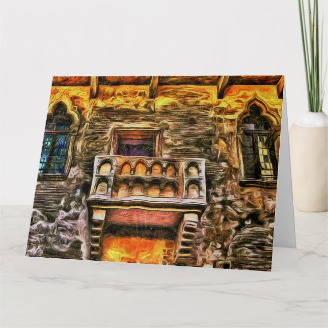 Balcony Verona Van Gogh Kort (Framsida)