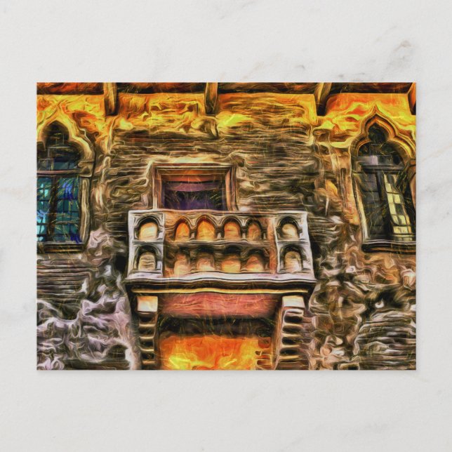 Balcony Verona Van Gogh Vykort (Framsida)