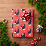 Bald American Eagle jul Ljus Festive Art Presentpapper<br><div class="desc">Fira helgdagarna med den här designen som har stora amerikanska aglar i svartvitt och vitt som avger ljus över en pulserande röd bakgrund. Den flerfärgade julen ljus vävar genom örnarna, parad med små stjärnor i gulten för ett snyggt tryck. Perfekt för patrioter och helgdag-entusiaster, innebär att det nationella pridet blandas...</div>