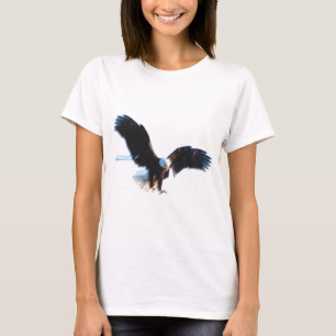 Bald American Eagle Landing T Shirt