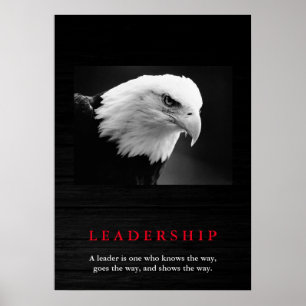 Bald American Eagle Leader Poster