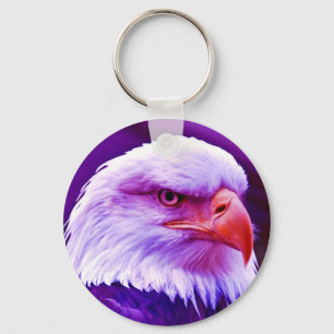 Bald American Eagle Nyckelring